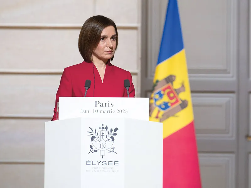 Repudiată de SUA, Republica Moldova are sprijinul Europei. Președinta Maia Sandu a fost asigurată la Paris de întreaga susținere a Franței - Foto: Profimedia Images